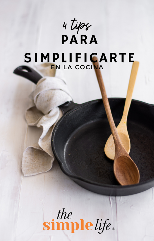 E-Book "4 Tips Para Simplificarte en la Cocina"